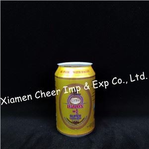 330ml aliminyòm Byè ka enprime koulè lò