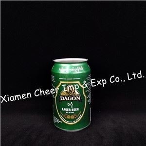 330ml vèt koulè aliminyòm bwat byè