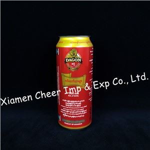 500ml bwat aliminyòm ak kouvèti bwat byè