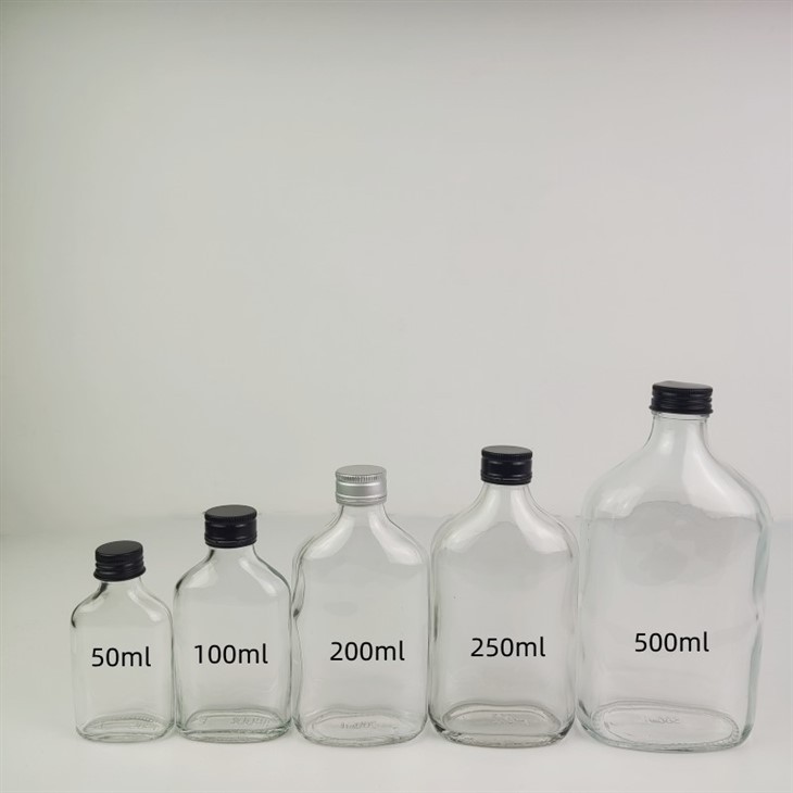 Vide boutèy an vè 50ml 100ml 200ml 250ml 500ml